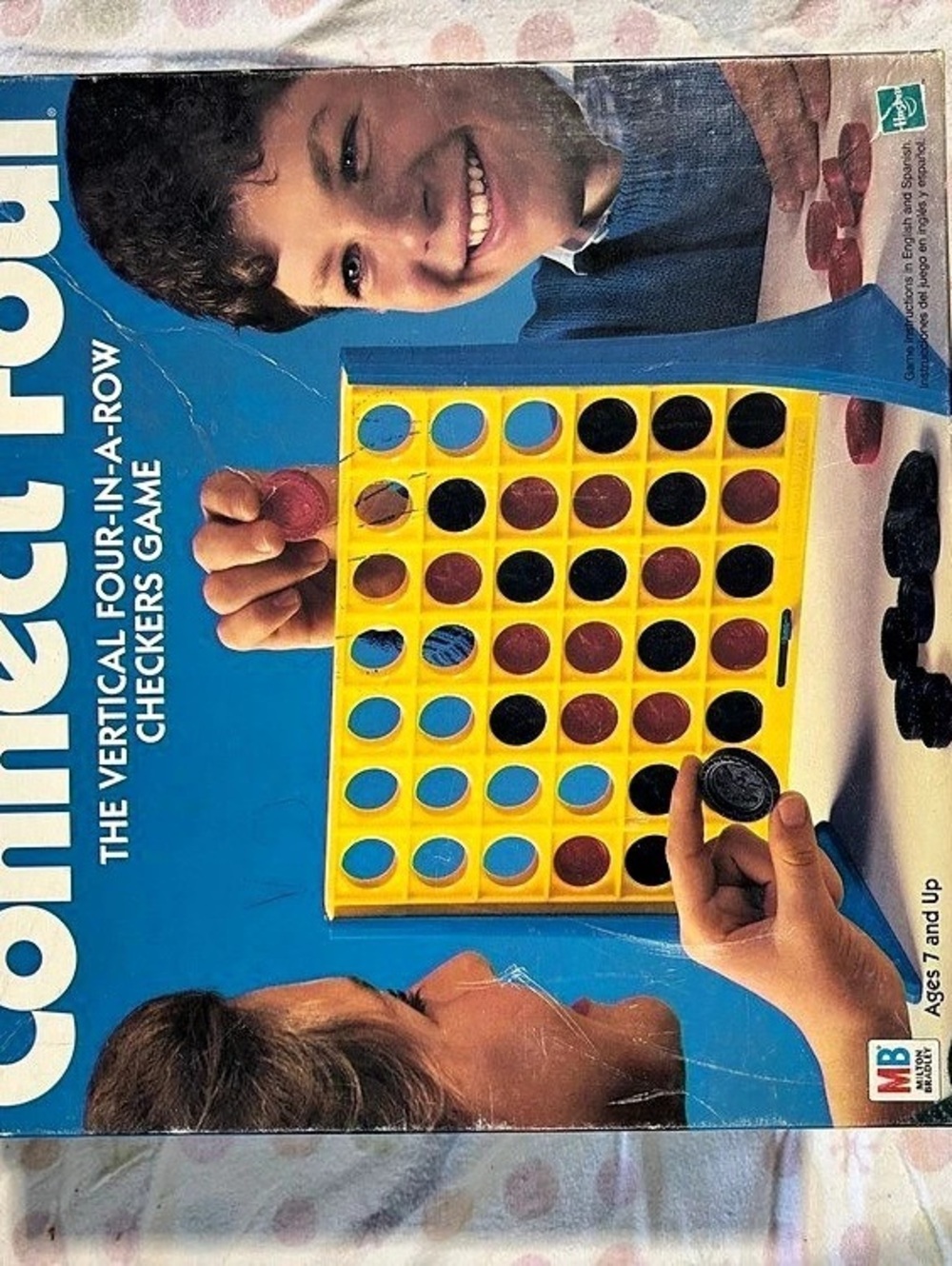 Hasbro Connect Four Classic Board Game Blue & Yellow